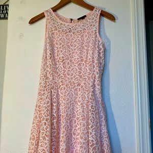 Pink spring dress